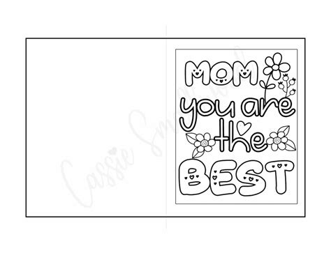 Best Mom Printable Mother's Day Card - Cassie Smallwood