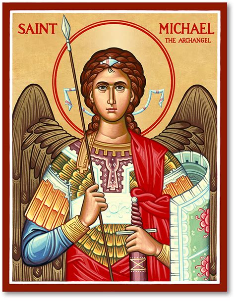 Icons of the Holy Angels: St. Michael Military Icon