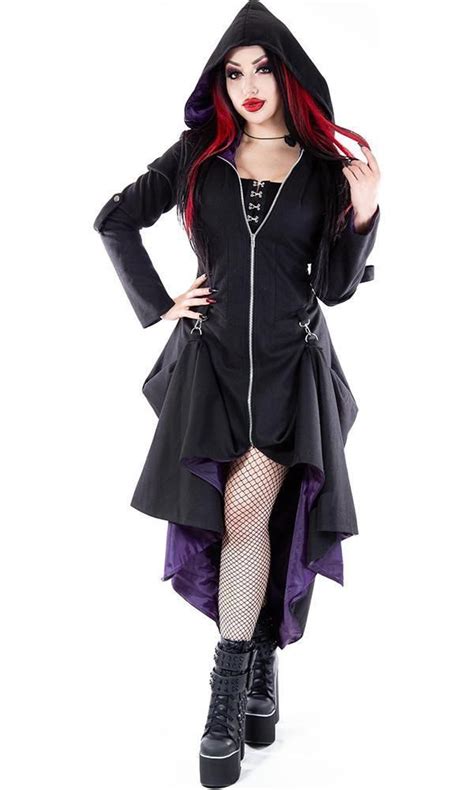 Necessary Evil - Purple Lined Selene Coat Evil Clothes, Normal Clothes, Kates Clothing, Size ...