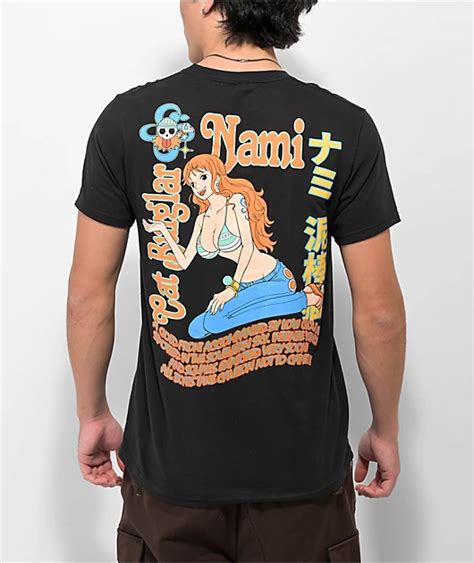 One Piece Nami Black T-Shirt