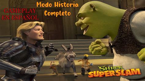 EL MEJOR JUEGO DE SHREK | Shrek SuperSlam | MODO HISTORIA COMPLETO ...