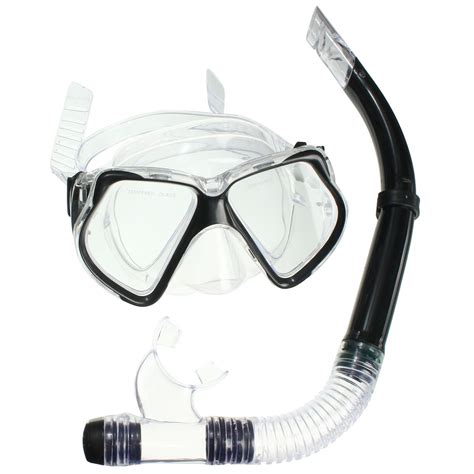 Silicone Scuba Diving Equipment Dive Mask Dry Snorkel Set Snorkeling Gear | Diving equipment ...