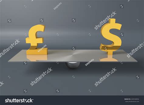 Pound Sterling Dollar Currency Symbols On Stock Illustration 228184054 ...