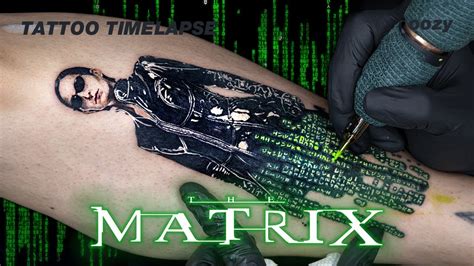 Matrix (Trinity) TATTOO TIMELAPSE [OOZYTATTOO] - YouTube