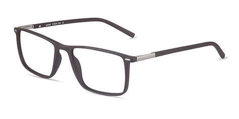 Simon Rectangle Coffee Glasses for Men | Eyebuydirect