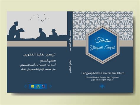 an islamic brochure with two people sitting on the ground
