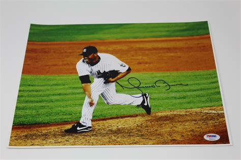 MARIANO RIVERA SIGNED AUTOGRAPH 11X14 PHOTO - NEW YORK YANKEES HALL OF FAME PSA COLLECTIBLE ...