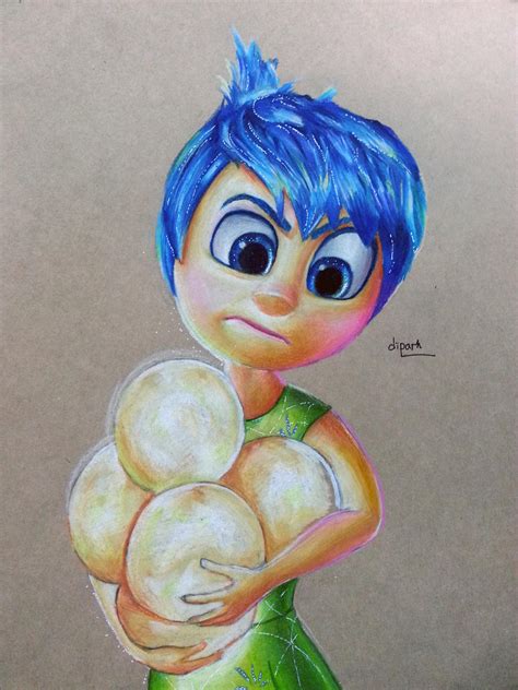 inside out fan art -inside out Joy color pencil by KR-Dipark on DeviantArt