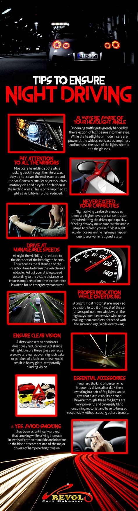 Here are some tips to ensure car driving at night. | Night driving ...