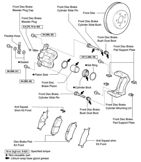 Toyota Highlander 2001-06 Front Brake Caliper Repair Guide - AutoZone