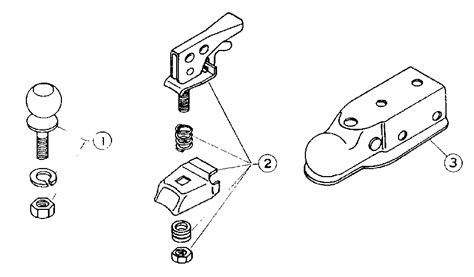 Parts Of A Trailer Hitch Diagram