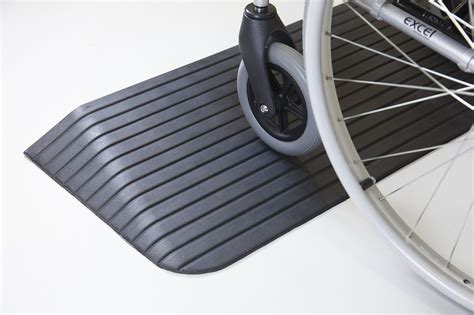 Rubber Threshold Wheelchair Ramps | Wheelchair ramp, Threshold ramp, Rubber ramp