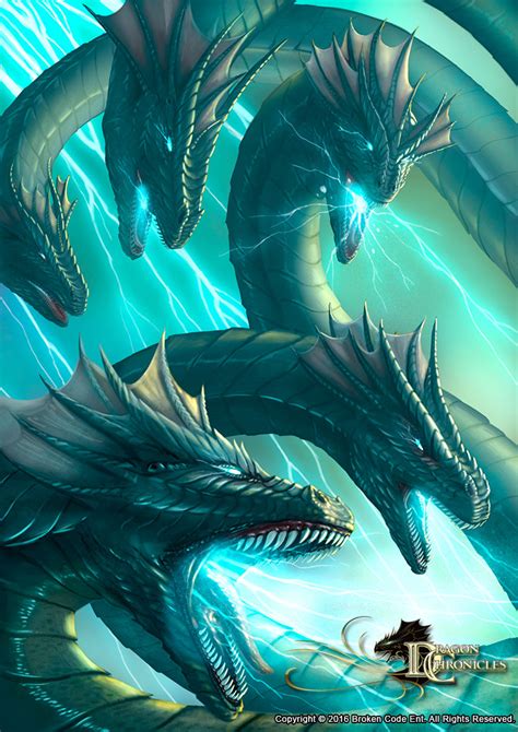 ArtStation - Lightning Hydra - Dragon Chronicles