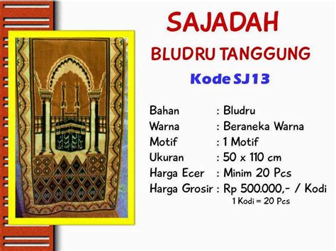 Katalog Sajadah | Pusat Souvenir Sajadah | Toko Sajadah Online | Jual ...