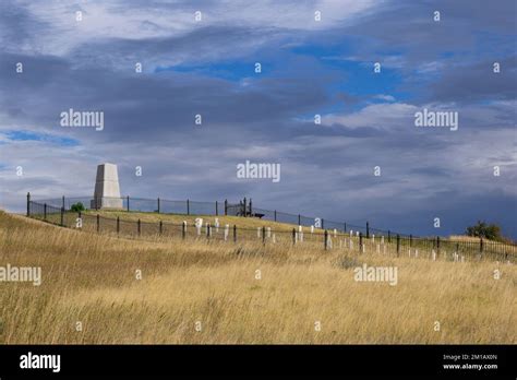 Last Stand Hill (Custer's Last Stand) at the Little Bighorn Battlefield National Monument on ...