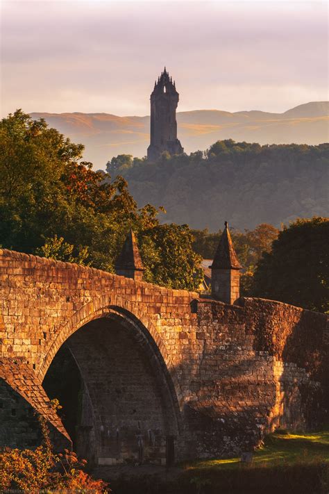 Hazy Day at The National William Wallace Monument, Stirling, Sco | Wallace monument, William ...