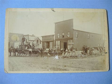 Antique 1890's Photograph Bank of Buxton IA Iowa Now a Ghost Town ...