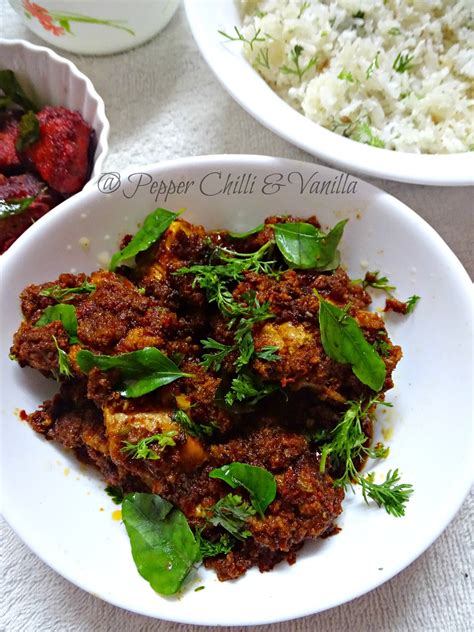 Chicken Ghee Roast Recipe/Mangalorean Chicken Ghee Roast | Pepper, Chilli and Vanilla