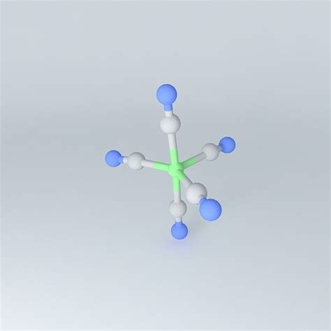 trigonal bipyramidal pentacyano nickel II free 3D Model .max .obj .3ds .fbx .stl .dae - CGTrader.com