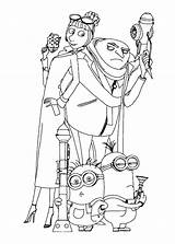 Coloring Page  Despicable Me 2 sketch template