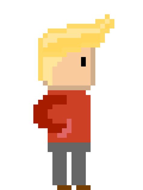 Pixel guy ginger pixel art