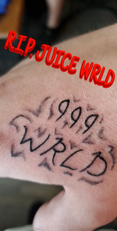 My Juice WRLD tattoo! 🔥♥️ : JuiceWRLD