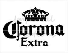 "CORONA EXTRA" Beer Alcohol Crown Logo 8.5" x 11" Stencil Plastic Sheet NEW S269 | eBay