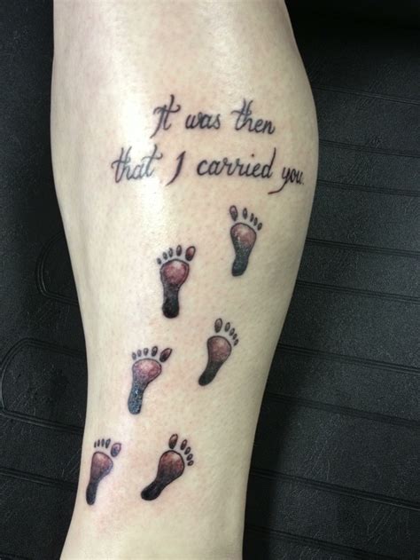 #footprints #tattoo I Tattoo, Paw Print Tattoo, Tattoo Quotes ...