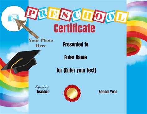 Preschool Certificates