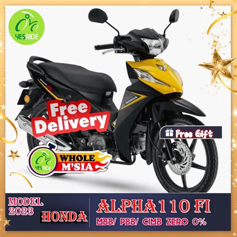 HONDA WAVE ALPHA 110 Fi 2023 or Old model 110 | Shopee Malaysia