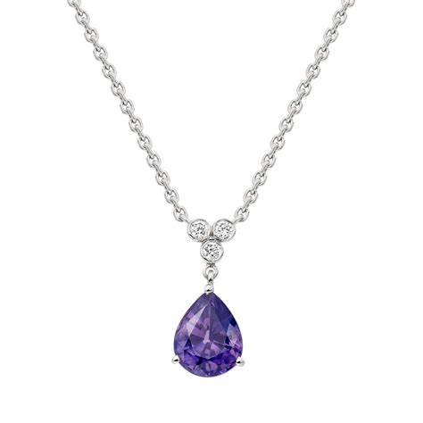 Purple Sapphire Pendant