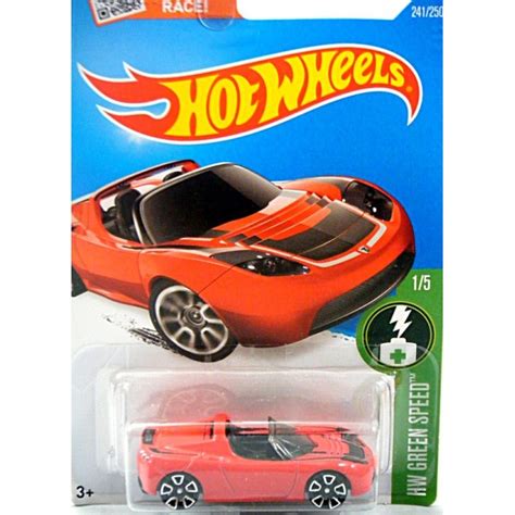 Hot Wheels Tesla Roadster - Hybrid Electric - Global Diecast Direct