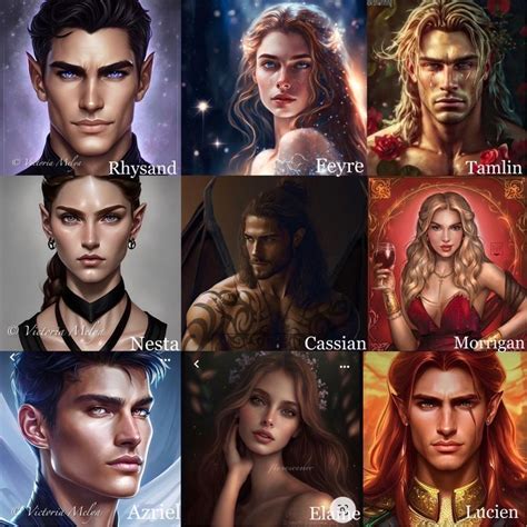 ACOTAR Character Portraits