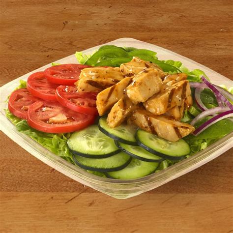 Subway Sweet Onion Chicken Teriyaki Salad Nutrition Facts