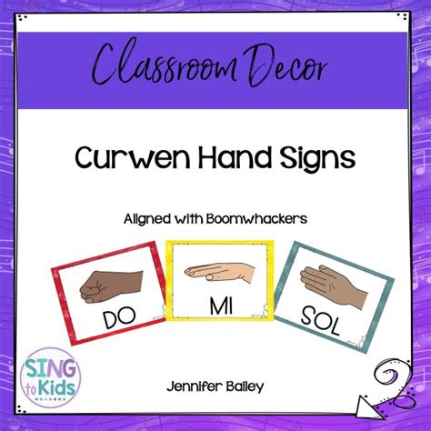 Curwen Hand Signs for Music - SingtoKids