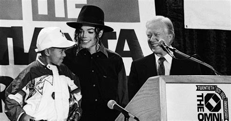 Michael Jackson, Jimmy Carter & Emmanuel Lewis At Atlanta Immunization ...