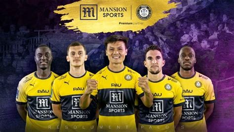 Mansion Sports announces partnership with France's Pau Football Club ...