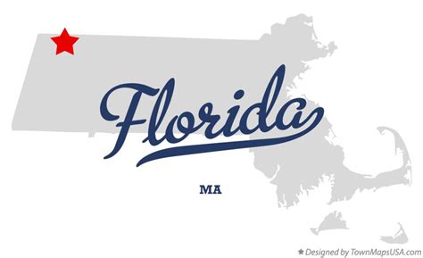 Map of Florida, MA, Massachusetts