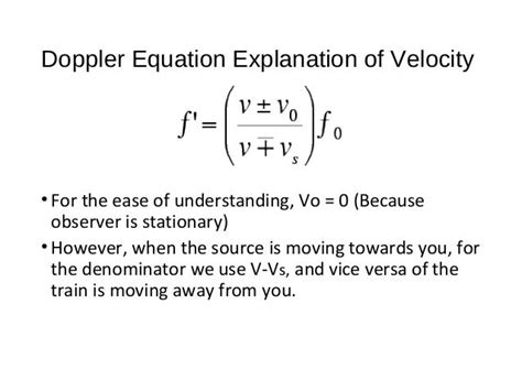 The Doppler effect