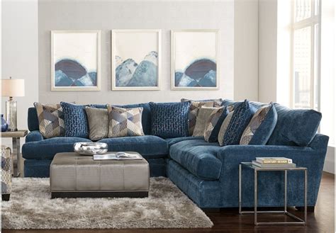 Creating A Stylish Space: Navy Blue Sectional Living Room Ideas