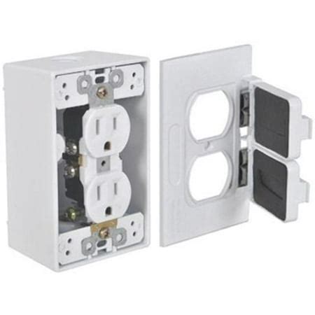 Hubbell Electrical Products FCD35-W White Duplex Outlet Kit - Walmart.com