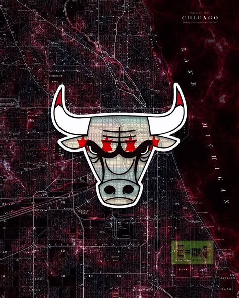 Chicago Bulls Poster, Chicago Bulls Print, Bulls Gift, Chicago Bulls Chicago Flag Poster ...