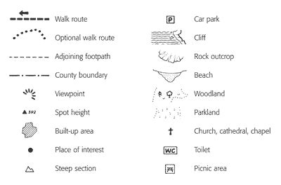 OS map symbols | Map symbols, Map, Symbols