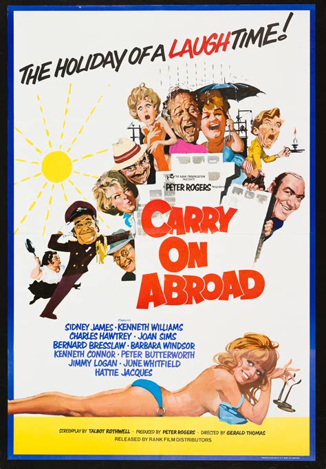 CARRY ON ABROAD Original UK One Sheet poster | Picture Palace Movie Posters