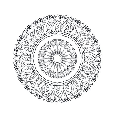 Mandala Art design in circle for print 9832753 Vector Art at Vecteezy