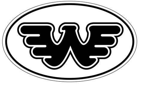 Waylon Jennings Black Oval Flying W Decal Vinyl Sticker 4