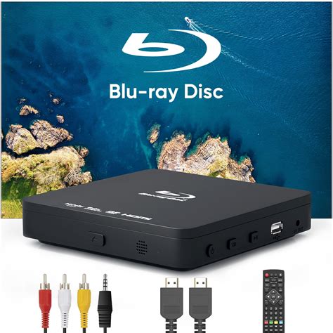 Blu Ray DVD Player with HDMI, Portable Blue ray Player for TV Mini ...