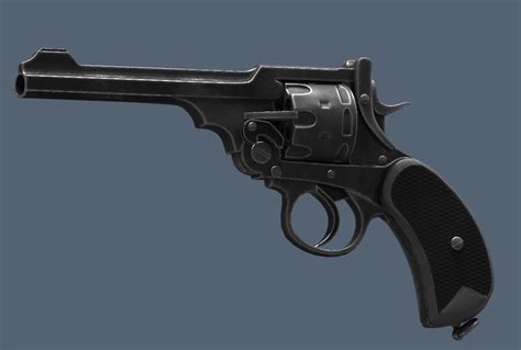 3D model Webley Revolver VR / AR / low-poly | CGTrader