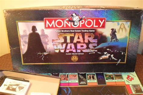 Star Wars Monopoly Classic Trilogy Edition 1997 Edition Complete