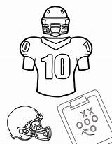 Printable Football Coloring Pages Kids sketch template